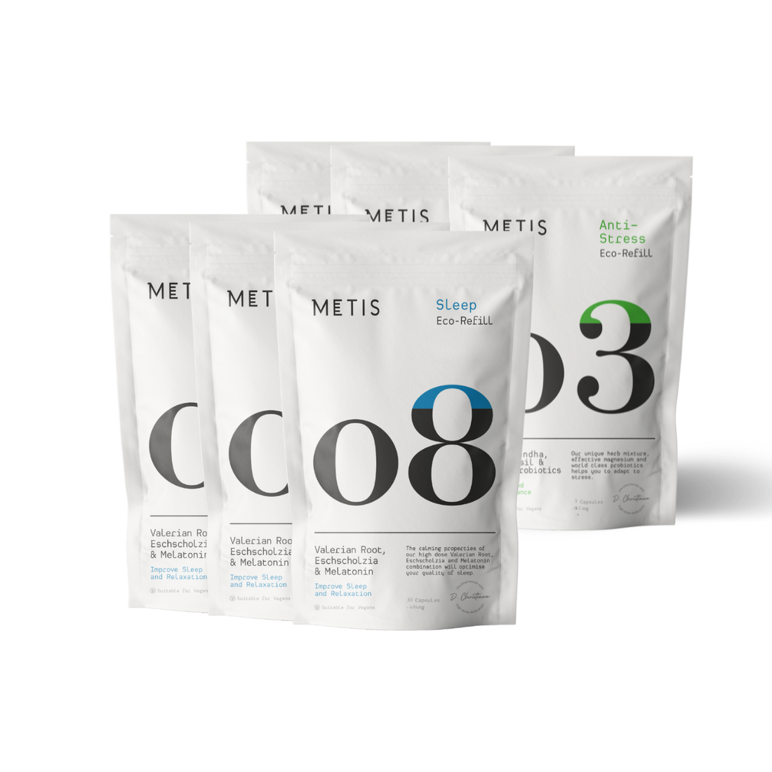 Metis Sleep 08 & Anti-stress 03 Duo