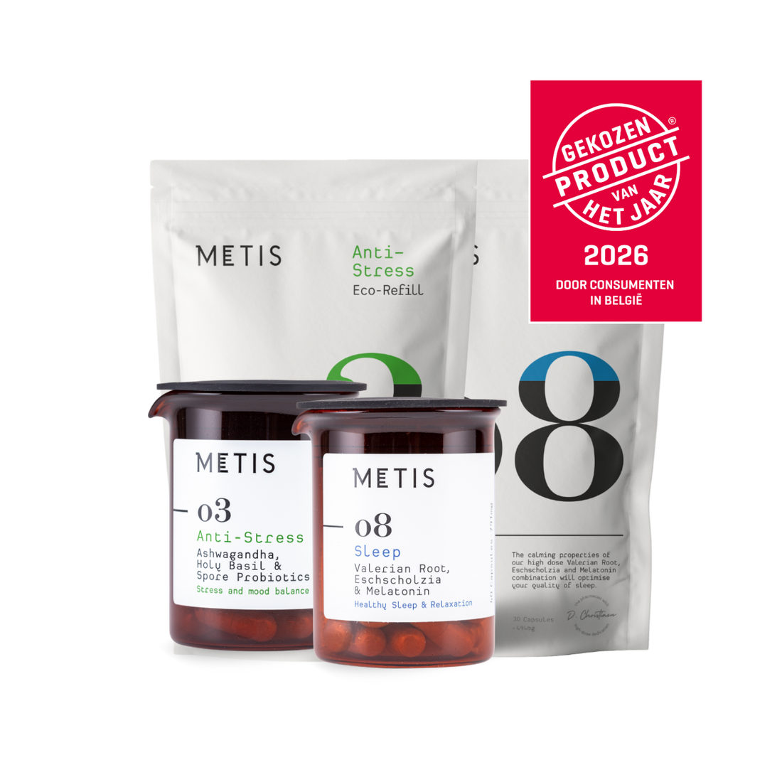 Metis Sleep 08 & Anti-stress 03 Duo